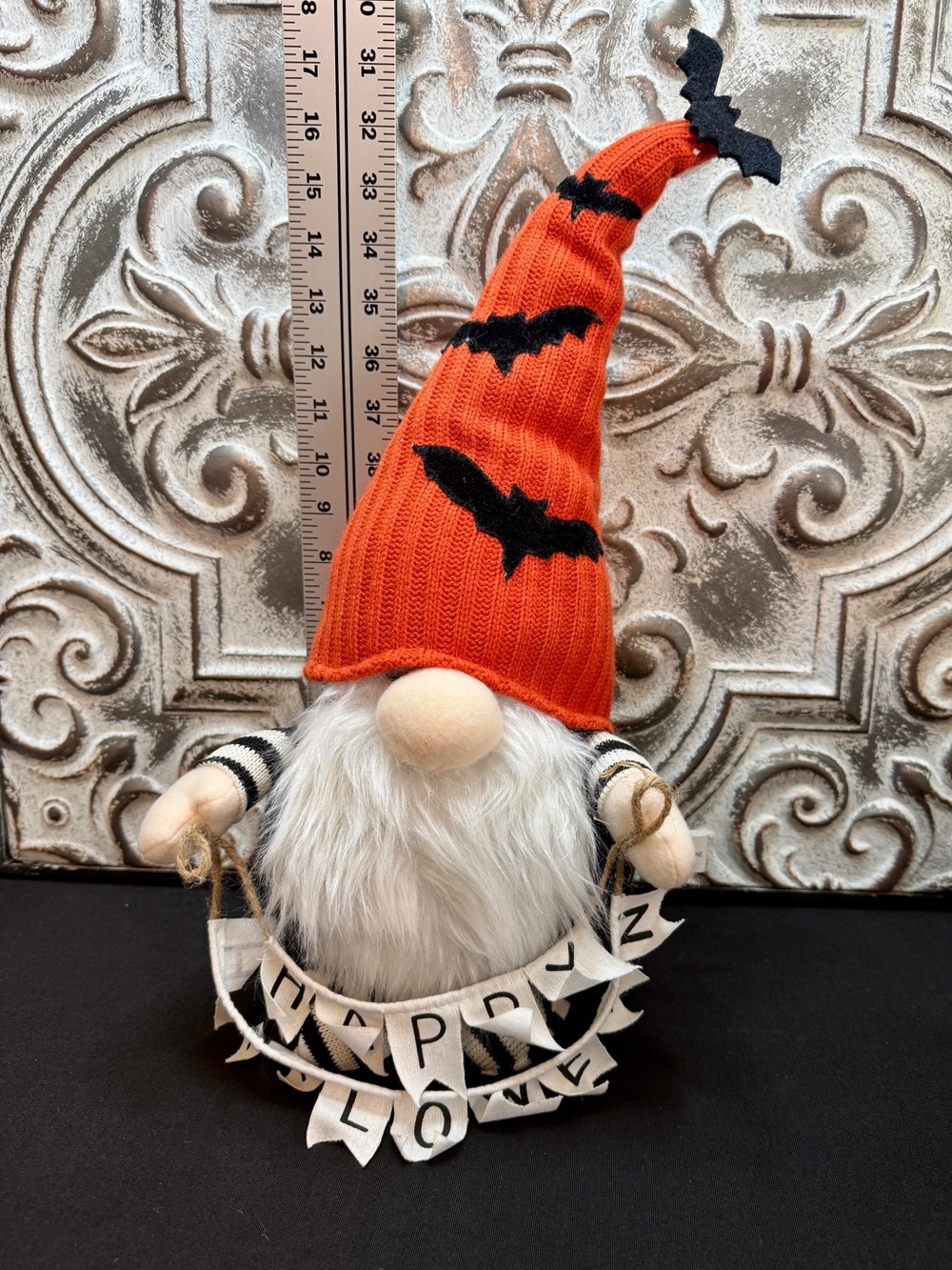 🎃 Set of 4 Halloween Sitting Knit Gnomes